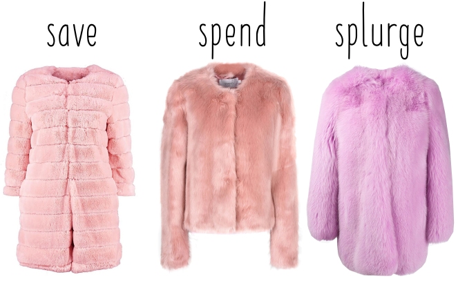 save spend splurge pink fur coats.jpg